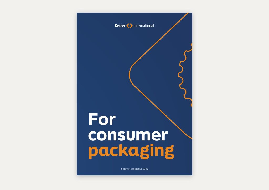 Cover of the Keizer International product catalogue